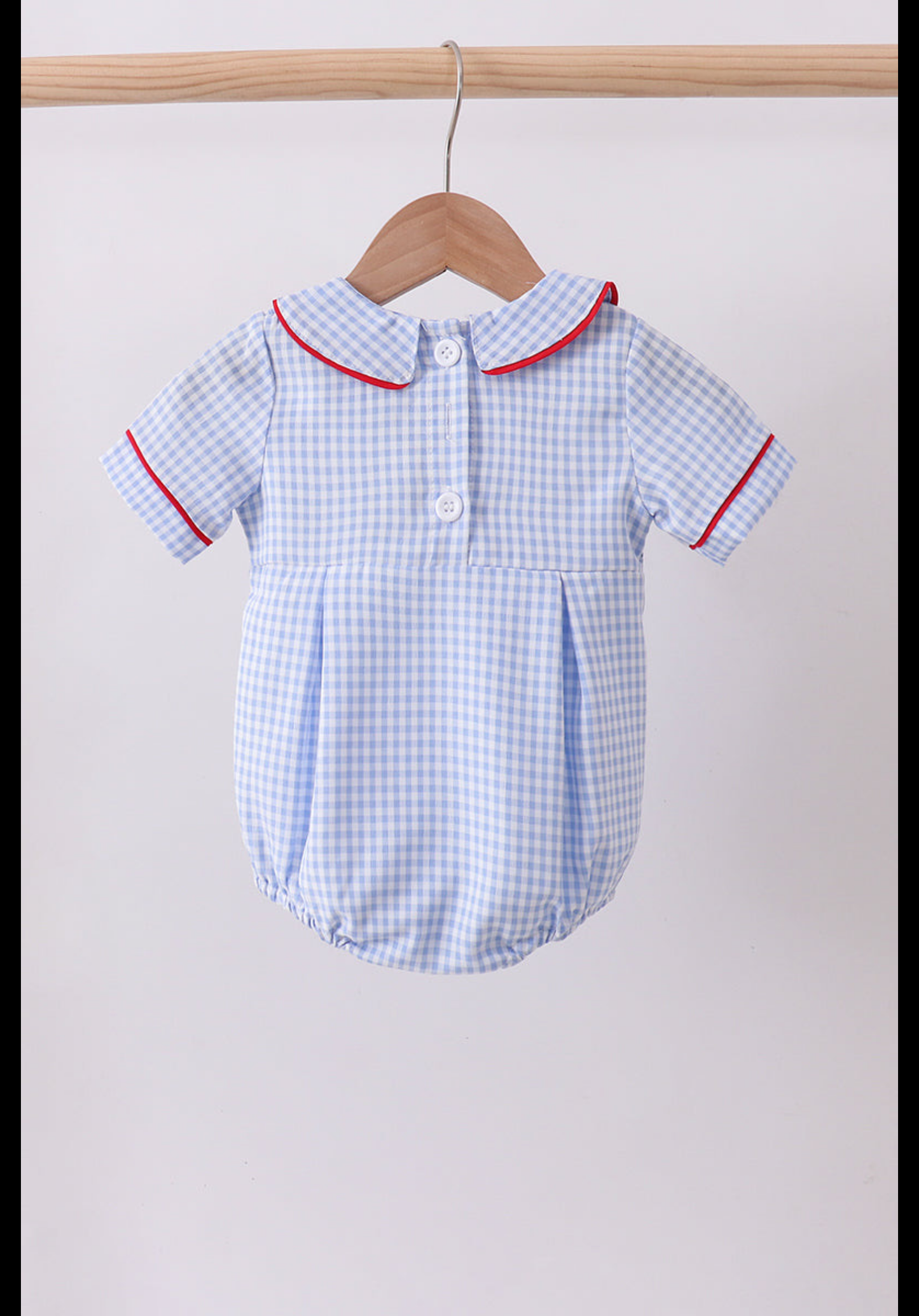 Boy American Smocked Peter Pan Bubble