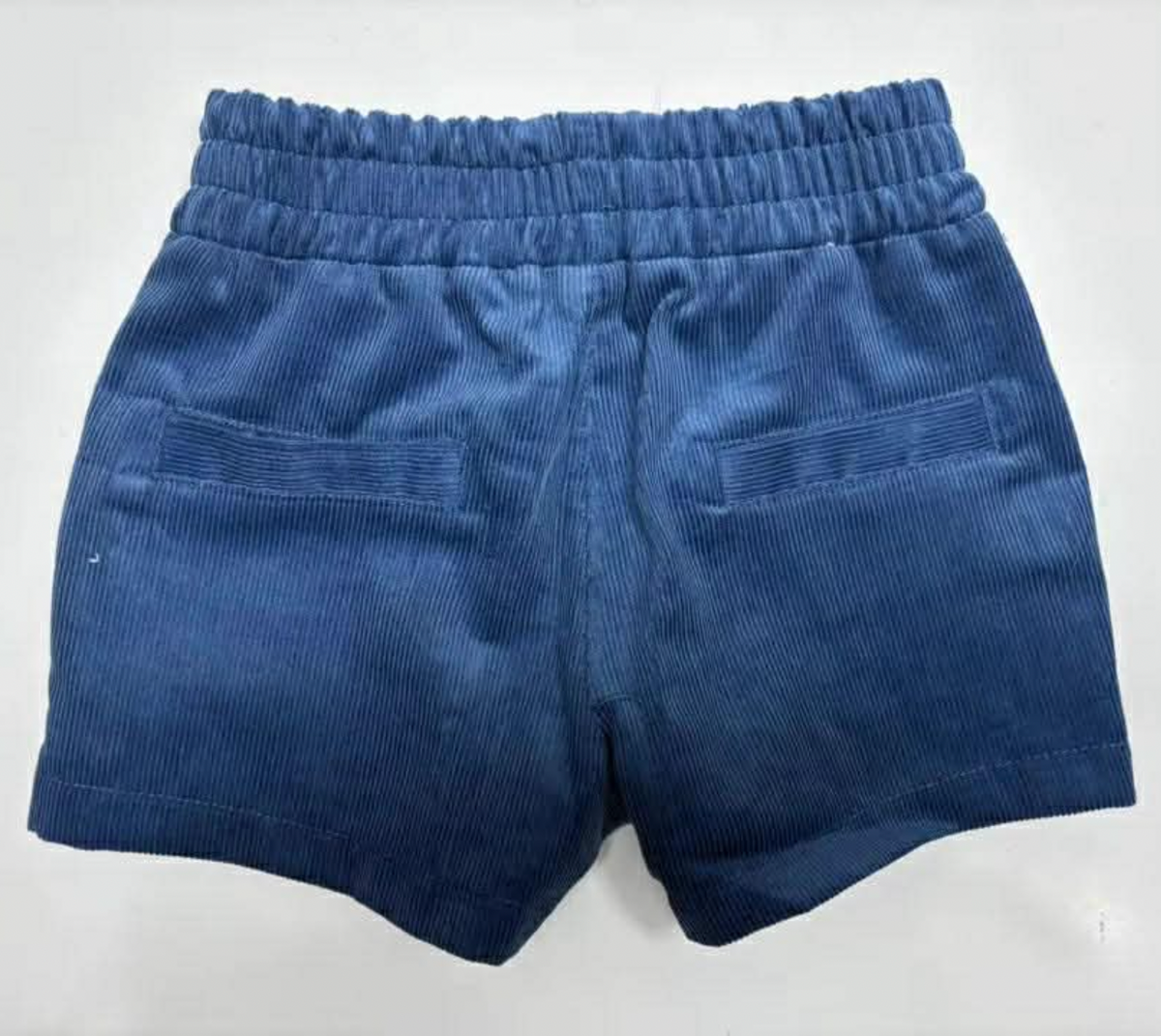 Corduroy Shorts Navy Blue
