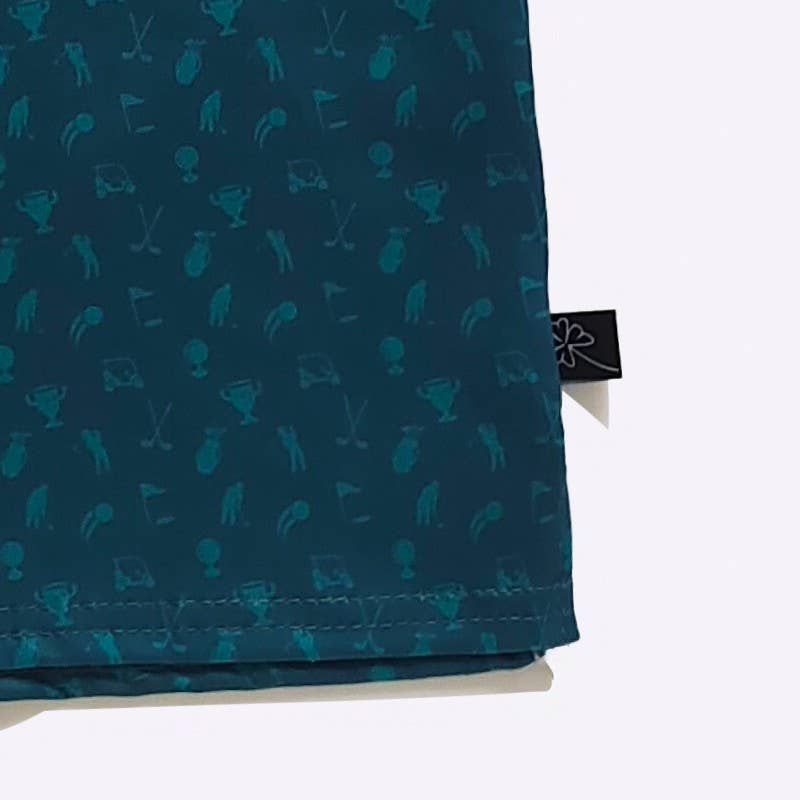 Teal Tee Boy Collar Shirt